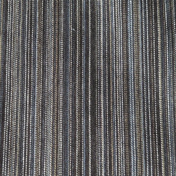 Women's Simon Chang Striped Dress Pants in Denim Sz 10 - Picture 2 of 5